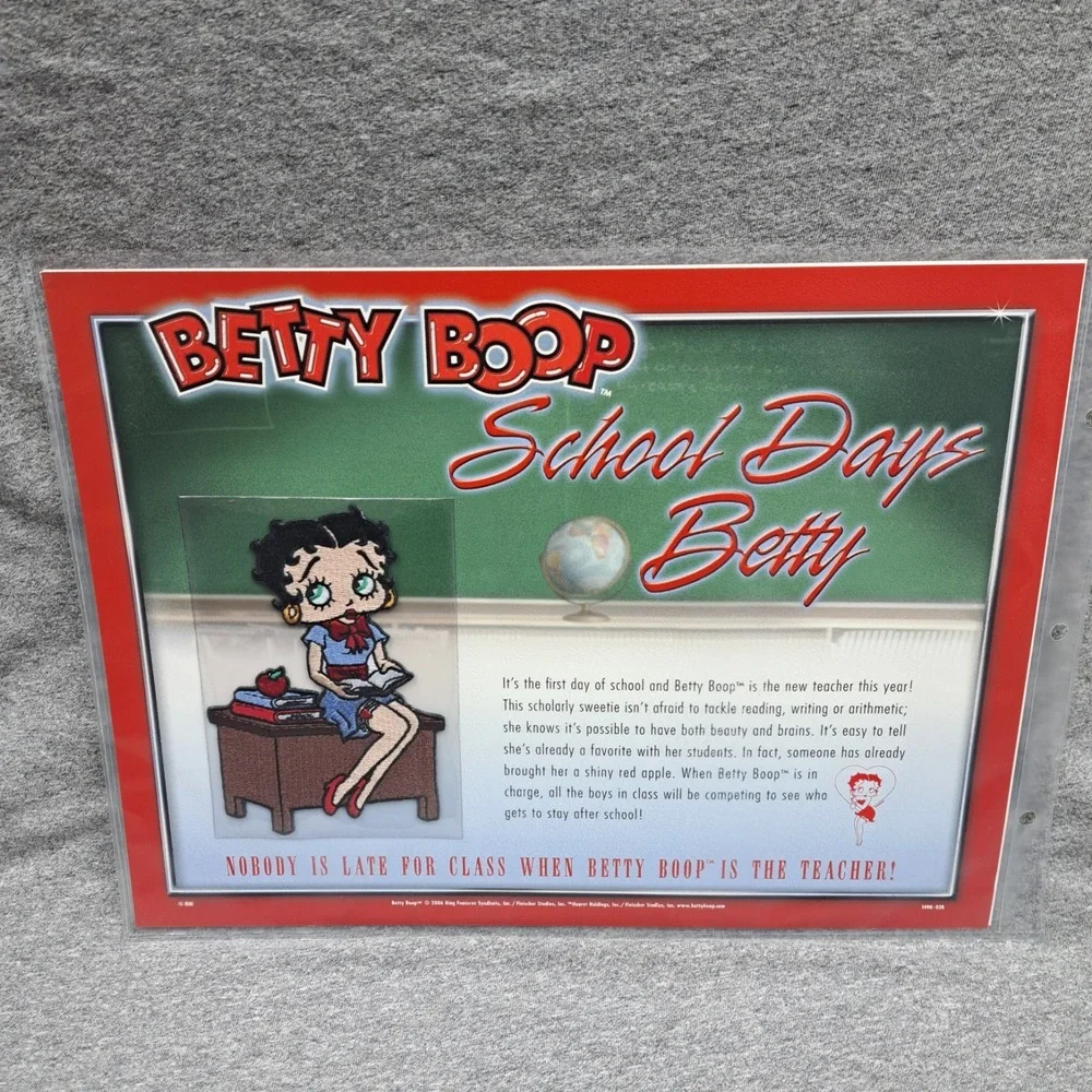 Betty Boop Patch School Days Betty‎ Clothing Patch Collectible Vintage Teacher